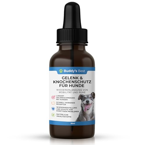 BUDDY'S Best 50ml Gelenk- & Knochenschutz für Hunde - Schmerzmittel für Hunde - Gelenke Hund - Schmerzmittel Hund Gelenke - Joint Care Hund von BUDDY'S BEST