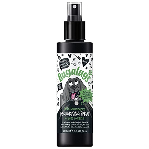 Bugalugs Hunde Parfüm Oatmeal Deo 200ml Kokos Limette Pro-Vitamin B5 Aloe Vera von BUGALUGS