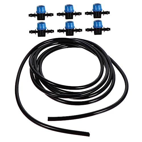 BUGUUYO 1 Aquarienventil Schlauch Regelventile für Aquarien Aquarienkontrolle Mikrokit für Aquarien gasventil wasserleitung rückschlagventil Aquariumrohr Aquarienwasserkontrolle Black von BUGUUYO