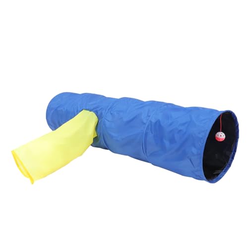 BUGUUYO 1 STK Haustier Tunnel Spielzeug Katzenspielplatz Katze Spielzeug Für Kaninchen Kätzchenspielzeug Indoor-Spielzeug Welpentunnel Tunnelbett Für Igel Katzenbedarf Polyester von BUGUUYO