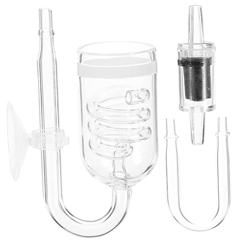 BUGUUYO 1 Set CO2 Diffusor Für Aquarien Mit Saugnapf Transparenter CO2 Refiner Für Fischbecken Ideales Zubehör Zur Verbesserung Der Wasserqualität Pflanzen Aquarien von BUGUUYO