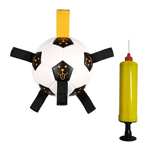 BUGUUYO 1 Satz Haustier-fußball Geburtstagsgeschenke Für Welpen Outdoor-spielset Lernspielzeug Hund Quietscht Interaktives Hüten Mit Hunden Fußball Für Hund Wasser TPU Pet-Ball von BUGUUYO