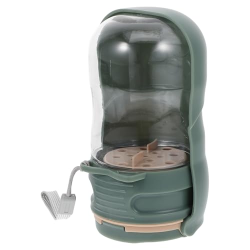 BUGUUYO Hund Wasserbecher Hundewasserflasche Tragbar 1 Set Pet Trinkbecher Für Unterwegs Hunde Wasserspender Reise Wasserbehälter Für Hunde Grüner Kleiner Trinkbecher Für Haustiere Hundenapf to Go von BUGUUYO