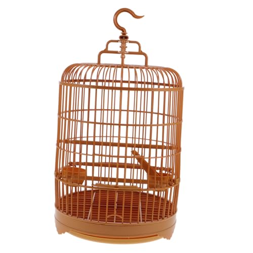 BUGUUYO 1 Satz Vogelkäfig jaulas Haustierkäfig Papagei Spielstand Futterkäfig für Papageien Conures Ara käfig wellensittich Birdcage Bird cage Vogel Papageienkäfig Vogelversorgung Plastik von BUGUUYO