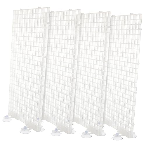 BUGUUYO 1 Set Aquarium-Filter-Panel für Aquarium-Deckel, Trenngitter für Aquarien von BUGUUYO