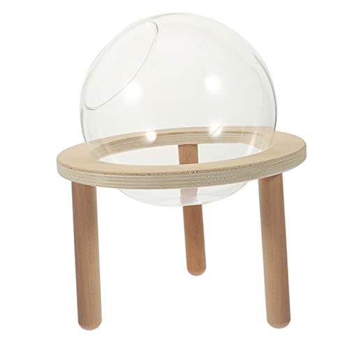 BUGUUYO 1 Set Glaskugel Badezimmer Glasbehälter Badzubehör Meerschweinchen Zubehör Hamster Badewanne Dusche Klar Ratte Badezimmer Ratte Sand Badezimmer Kleine Sand Badebox Hamster Badezimmer von BUGUUYO