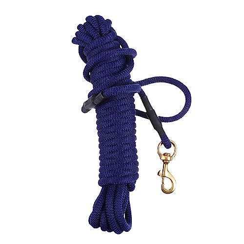 BUGUUYO 10 Hundeleine hundegurt hundelaufband hundegürtel Hunde Gurt Laufleine große Hundetrainingsleine Haustier Hund Seilleine Trainingsleine für Hunde Haustierleine Polypropylen Blue von BUGUUYO