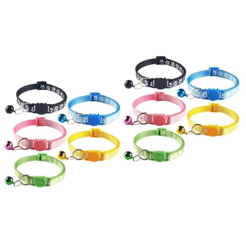 BUGUUYO 10 STK Katzenhalsband Kitten Kitten katzenhalsbänder Accessoires katzrnzubehör Halsring für Kätzchen katzenzubehöhr Halsring für von BUGUUYO