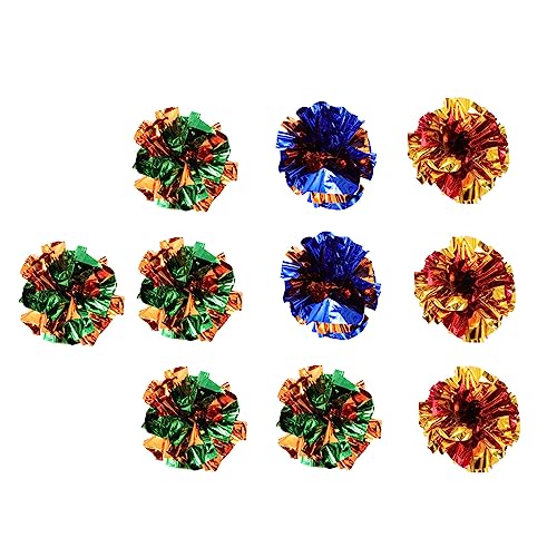 BUGUUYO 10St Haustier Papierball Kätzchen Kauspielzeug Spielzeug für Haustiere interaktives katzenspielzeug Interactive cat Toy Kätzchen interaktives Spielzeug Crinkle-Bälle für Katzen von BUGUUYO