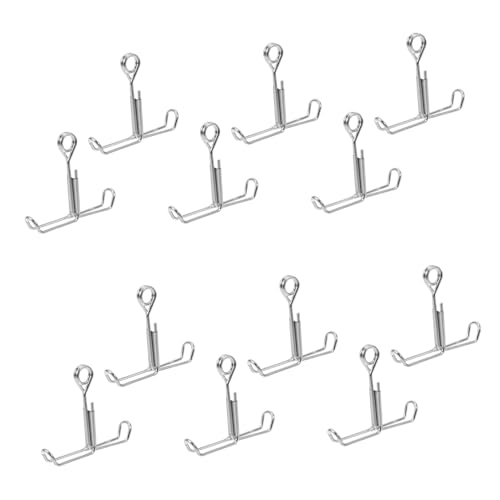 BUGUUYO Schlauch Clips 12st Klemmen Abschalten Entferner Für Abflussverstopfungen Laborklemme Tropfen Aquarium Schwimmbad Schlauchklemmen Rohrklemme Metallclip Schlauchschelle Aus Metall Eisen Silver von BUGUUYO