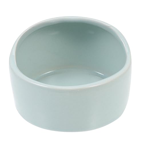 BUGUUYO 1pc Keramik Hamster Fütterung Schüssel Blau Robust Tier Feeder Bowl für Hamster von BUGUUYO