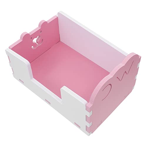 BUGUUYO 1Stk Hamster Toilette Hamster klo Small pet Toilet Beweis auslaufsichere Toilette Toilettenbehälter für Hamster fussbadewanne Kleintierbedarf Hamster kleine Toilette PVC Rosa von BUGUUYO