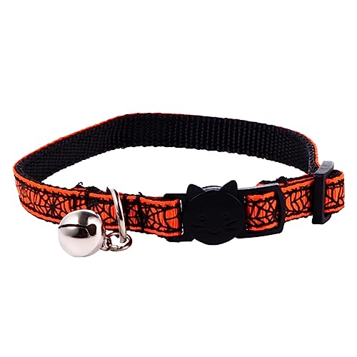 BUGUUYO 1Stk Haustierhalsband Welpenhalsbänder für kleine Welpen Halloween-Haustierschnalle Halloween Costume Halloween Kleidung Halloween-Hundehalsbänder stilvolle Haustierhalsbänder von BUGUUYO