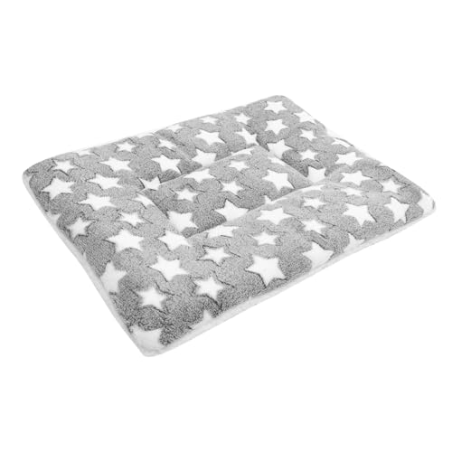 BUGUUYO 1Stk Haustiermatte Animal Polster pet Heating pad katzenmatte sitzkissen für pkw Haustier-Produkte petbett katzenbett Ruhekissen Universelles Haustierbett Haustiernest Flanell Grey von BUGUUYO