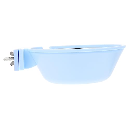 BUGUUYO 1Stk Haustiernapf pet Feeder tiernahrung pet Food Container Wasserspender für Katzen Zwinger Wassernapf katzenfutter Schüsseln für Haustiere Hundenapf Rostfreier Stahl Blue von BUGUUYO