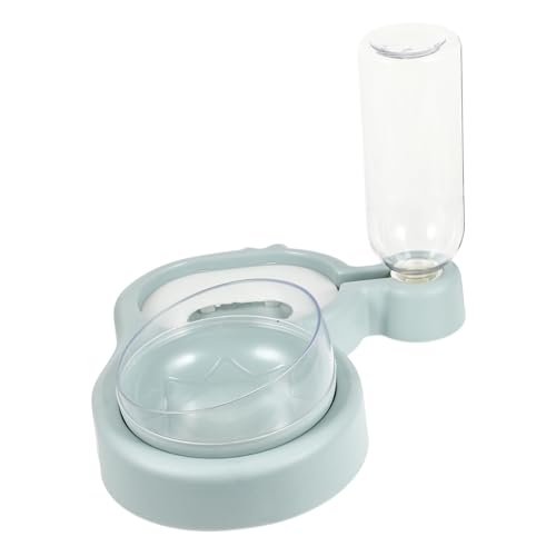 BUGUUYO 1Stk Haustiernapf pet Feeder wasserschale deotücher cat Fountain automatischer futterspender Katze Wasserspender für Welpen Haustier-Wasserflasche Futternapf für Hunde Plastik Blue von BUGUUYO