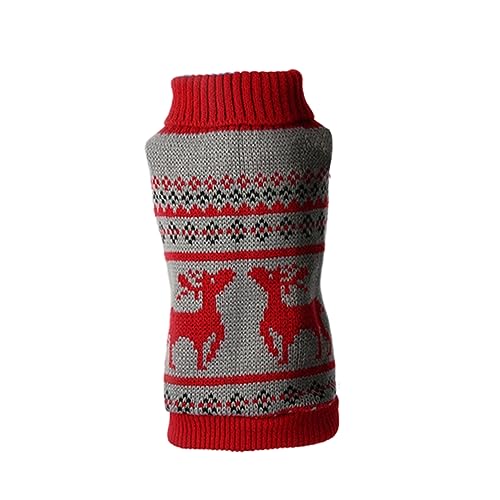 BUGUUYO Haustierkleidung 1Stk Weihnachtsoutfit für Hunde Hund Rentier Kostüm Hunde kleines Hundekostüm Hundemäntel Weihnachts Party-Hundetuch Haustier-Partykostüm Mehrfarbig Hundekleidung von BUGUUYO