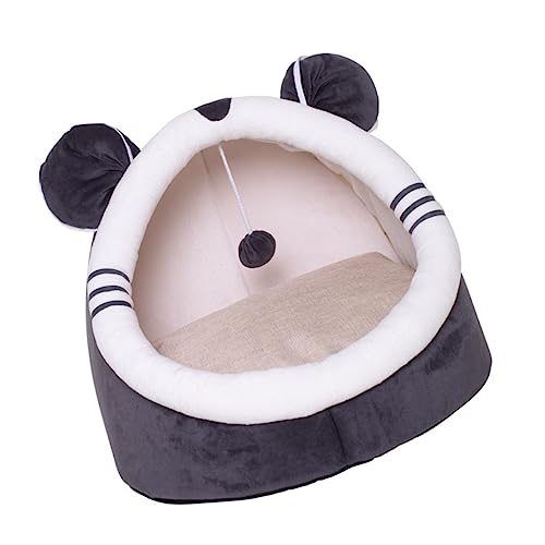 BUGUUYO 1Stk warmes Haustierbett pet Bed petbett katzenliege Haustiernest katzenbettchen Boho-Katzenbett Plüsch Katzenwohnungen für Wohnungskatzen bequemes Haustierbett Haustiersitz Tuch von BUGUUYO