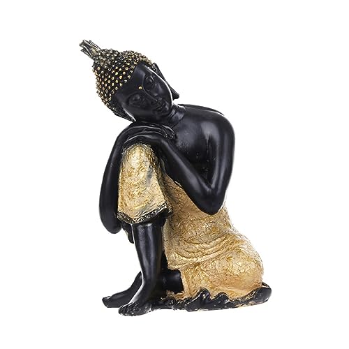 BUGUUYO 1Stk Zen Panzer Ornament Autodekoration Harz Buddha Statue Buddha aus Harz Wohnkultur Aquarienverzierung Aquariumdekoration Tier Dekorationen Sambo-Buddha schmücken Buddha-Statue von BUGUUYO