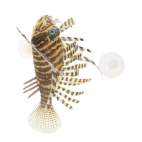 BUGUUYO 1stk Künstlicher Fisch Simulationsfisch Meeresornament Gefälschte Fischverzierung Aquarienverzierung Sich Bewegende Schwimmende Fische Aquarium-Fisch-Ornament Tierdekor Kieselgel von BUGUUYO