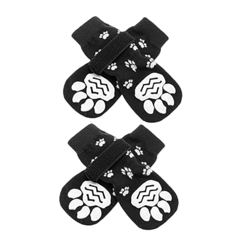 BUGUUYO Spark Paws Hundesocken Im 2er-Set – Haustiersocken Hundesocken Kompakte Baumwollsocken Waschbares Hundesocken-Set von BUGUUYO