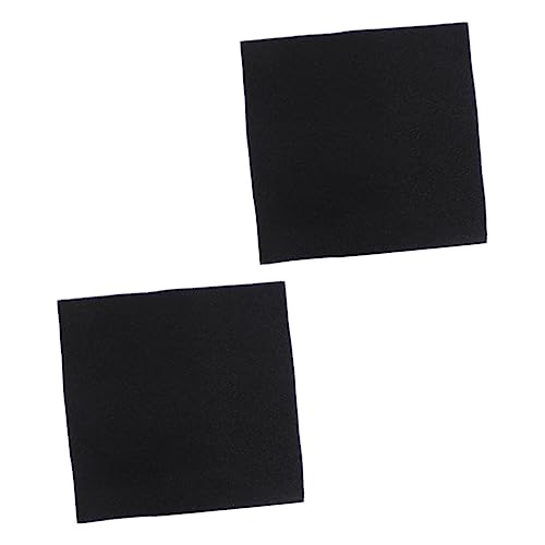 BUGUUYO Praktische Fisch Tank Pads 2 Stücke Pad Wasser Filtration Matte Bio-Baumwolle Für Frische 50x50x4cm Schwarz Hohe Absorption von BUGUUYO