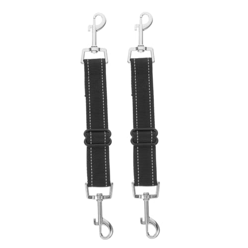 BUGUUYO 2 Stück Hundehalsband Sicherheitsclip Wasserdichter Kragen Backup Für Hundegeschirr Zum Halsband Doppelendiger Verschluss Leine Verbinder Für Training Gehen von BUGUUYO