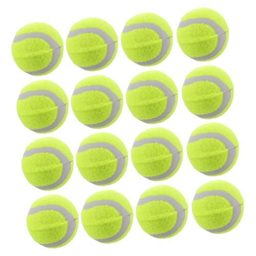 BUGUUYO 22st Hüpfender Tennisball Für Hunde Kleines Hundespielzeug Kicherball Für Hunde Quietschendes Kauspielzeug Für Hunde Hundespielzeug Für Kleine Hunde Hundefußball Light Green Gummi von BUGUUYO