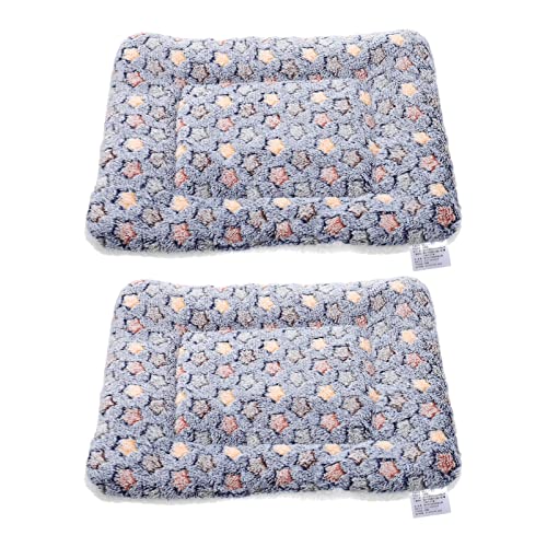 BUGUUYO 2St Haustiermatte Animal Polster pet Bed Haustiergeschenkset Katzen deckchen Haustiercamping hundebett groß Hunde warmes Bett Hund schlafmatte Hundematten zum Schlafen Flanell von BUGUUYO