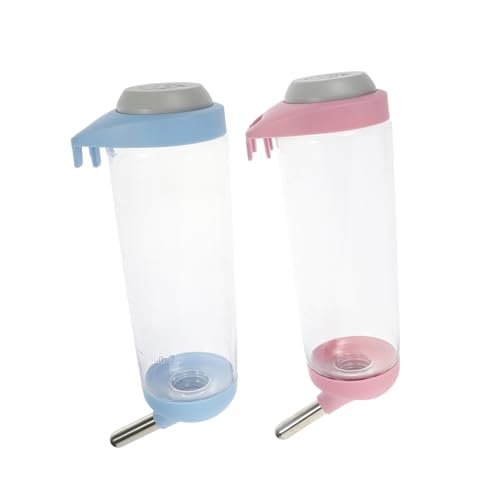 BUGUUYO Katzen Wasserspender Automatischer Haustier Wasserspender Für Hunde Und Katzen 500ml Pet Water Bottle Mit Praktischen Aufhängungen Für Tierkäfige Ideales Fütterungszubehör Für Haustiere von BUGUUYO