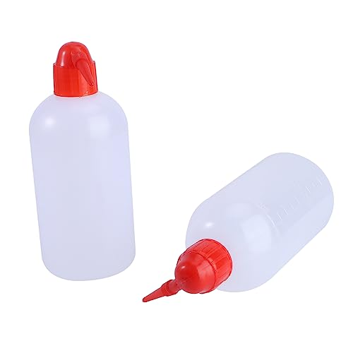 BUGUUYO 2St Reptil Plus Wasserflasche Wasserkessel für Reptilien Waschflasche Wasserspender für Haustiere Karaffen pet Feeder pet Water Bottle Gießkanne Haustierbedarf Plastik rot von BUGUUYO