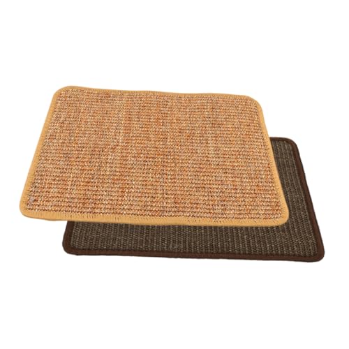 BUGUUYO 2St Sisal Katzen Griff Katzenkratzer für Teppiche Schleifpads für Katzenklauen Katzenkratzbrett Kratzbrett für Katzen interessantes Kratzbrett Haushalt Kätzchenkratzer Katzenbedarf von BUGUUYO