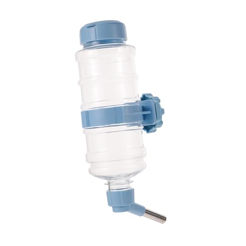 BUGUUYO 2St Trinkbrunnen für Haustiere Käfig Futterstelle für Kaninchen Hamster trinkflasche hasentrinkflaschen Wasserspender Wasserflasche Hasen-Hängefütter Heimtierbedarf Plastik Blue von BUGUUYO