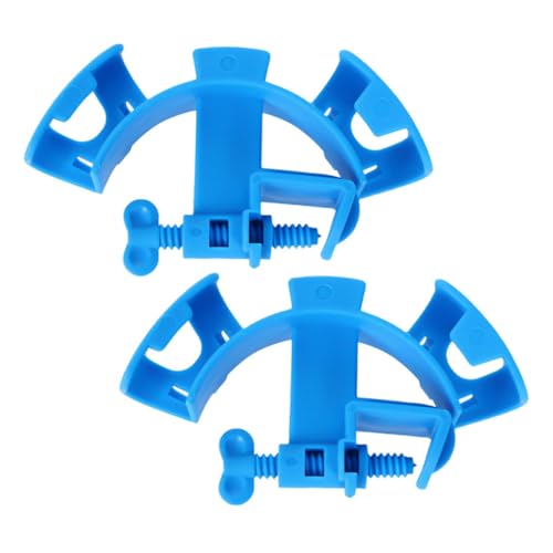 BUGUUYO 2st Clip Für Wasserrohre Filterwasserklammern Stabile Wasserschlauchhalterung Röhrenhalter Für Fischaquarien Wasserklammern Für Aquarien Fixateur Filterwasserbehälter Sky-Blue Abs von BUGUUYO