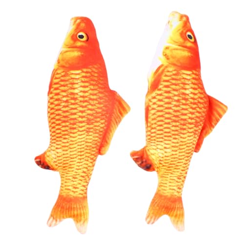 BUGUUYO Carp Pet Toys 2er-Set Kätzchen-Teaser-plüsch-katzenspielzeug & Sicher Für Die Psyche Verhindert Kratzer BUGUUYO Carp Pet Toys 2er-Set Kätzchen-Teaser-plüsch-katzenspielzeug & Sicher Für Die Psyche Verhindert Kratzer von BUGUUYO