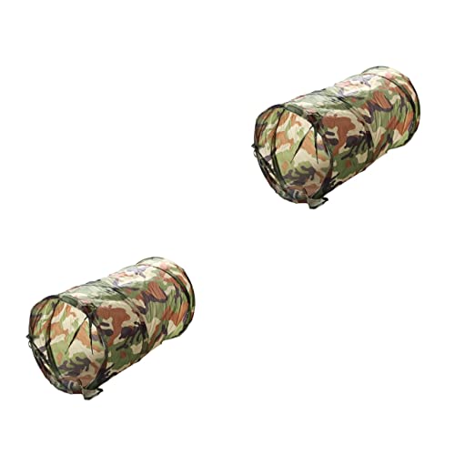 BUGUUYO 2st Katzenspielzeug Katzengeschenke Kätzchenröhren Katzentunnel Katzenspieltunnel Camouflage von BUGUUYO