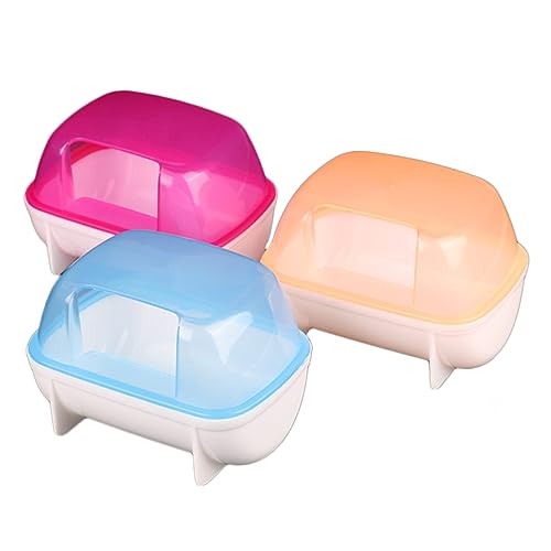 BUGUUYO 3 Stück Hamsterbadewanne Set Hamster Badesand Schüssel Hamster -Toilette Hamstersand Hamster -Wurf -Tablett Hamster Sand Badezimmer Hamster Sandbadbehälter Plastik Zufällige Farbe BUGUUYO 3 Stück Hamsterbadewanne Set Hamster Badesand Schüssel Hamster -Toilette Hamstersand Hamster -Wurf -Tablett Hamster Sand Badezimmer Hamster Sandbadbehälter Plastik Zufällige Farbe von BUGUUYO