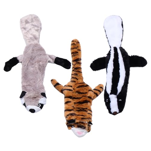 BUGUUYO 3St Plüsch Backenzahn Spielzeug großes Hundespielzeug interaktives Welpenspielzeug kleines hundespielzeug Plush Toy plüschtier Plüsch-Kauspielzeug Backenzahnspielzeug für Haustiere von BUGUUYO