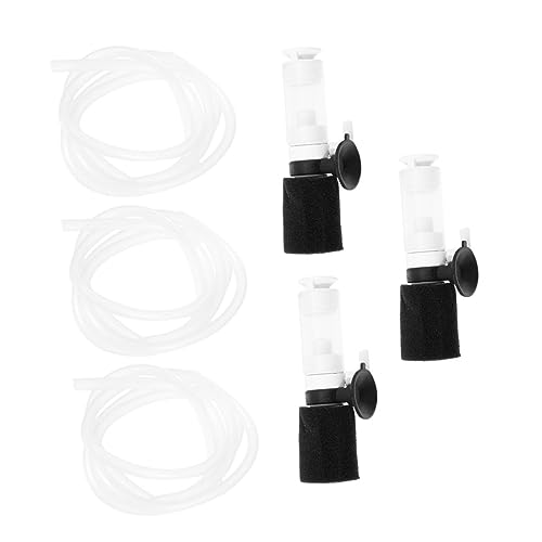 BUGUUYO 3st Filter Für Fischbecken Aquariumbelüfter Aquarienkiesreiniger Schwammpumpe Luftpumpe Für Aquarien Fisch Sauerstoffpumpe Luftpumpe Für Fischbecken Plastik Klein Filtersystem von BUGUUYO