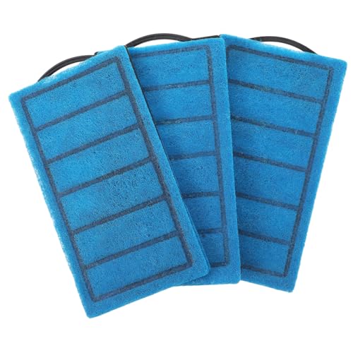 BUGUUYO 3st Karbonplatte Für Aquariumfilter Tank Teich Luft Fisch Pumpe Versorgung Mit Aquarien Filtration Schwamm Filter Aquarienwasserfilter Aquarienpads Blue Schwammabdeckung von BUGUUYO