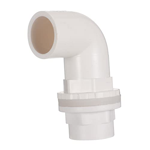 BUGUUYO 4 Stück Aquarium Wasser Rohr verbindung Propan-Tankanzeige Stecker Anschlüsse Spule Water Tank Connector Aquarium Pipe Fitting stoßverbinder PVC- Aquarium- Weiß von BUGUUYO