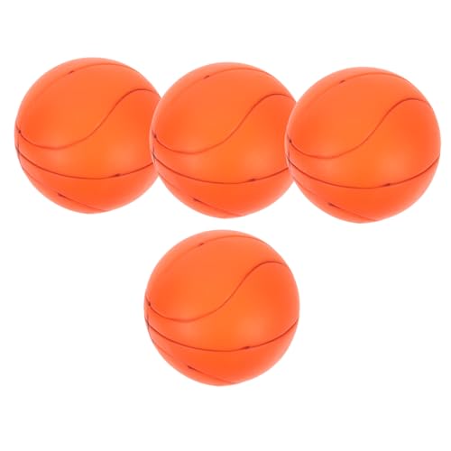 BUGUUYO 4 Stück Hundespielzeugball Interaktives Hundespielzeug Hunde, Die Einen Ball Hüten Beißspielzeug Für Hunde Basketball-hundespielzeug Kauspielzeug Für Plüsch Hund Snack Gummi von BUGUUYO