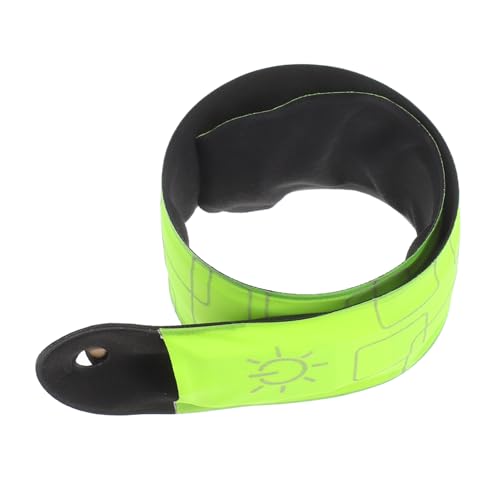 BUGUUYO 4 Stück -Pferde-knöchelriemen Wiederaufladbares Nachtfahrlicht -reflektierendes Armband Reflektierende Armbänder Für Nachtwanderungen -sicherheitsarmband Stoff Light Green von BUGUUYO