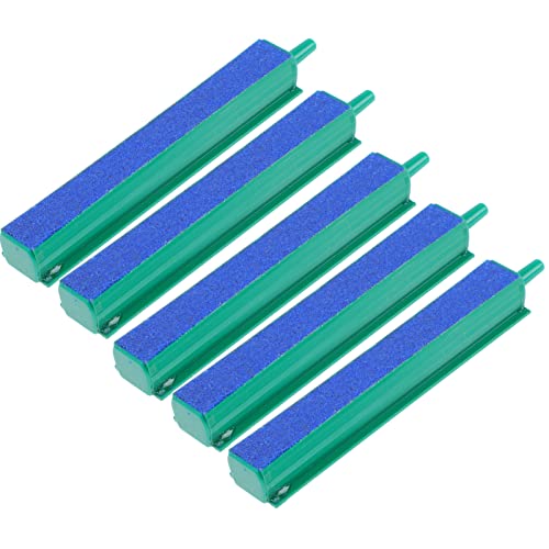 BUGUUYO 5 STK Sauerstoffblasenstreifen Ballon Barren Luftpumpe Für Schlauchboote Aquarium Badezimmerhaken Fischluftpumpe Dekorationen Für Aquarien Wiederaufladbar Kanister Blue Blasenstein von BUGUUYO