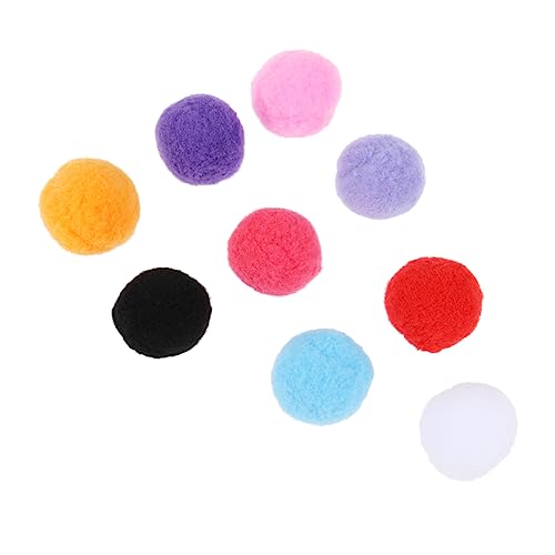 BUGUUYO 50 Stück 4 cm Pompons Flauschige Bälle Für Kreative Bastelarbeiten Kätzchen Spielzeug Dekorationen Mischfarbe Kugeln Basteln von BUGUUYO