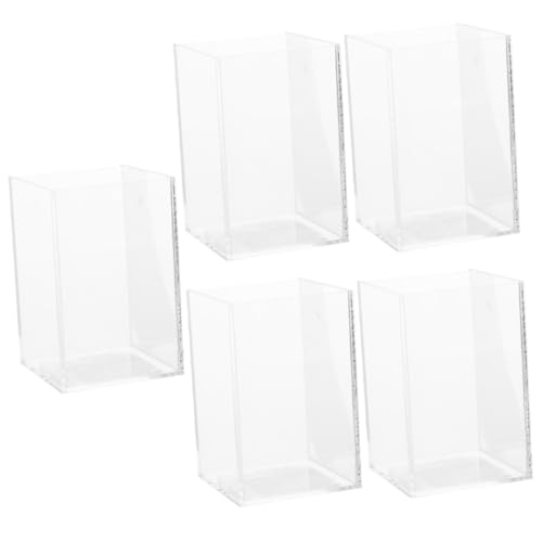 BUGUUYO 5St Aquarium Fischbecken kleines Aquarium-Kit Aquariumbecken Filter Aquariumzubehör bürodeko hochzeitsdeko Glaswaren einmachgläser Goldfischbecken aus Acryl zartes Goldfischbecken von BUGUUYO