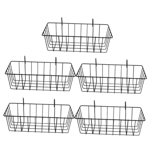 BUGUUYO 5st Heufütterung Kaninchenversorgung Hasenfutter Häschen-heu-futterspender Praktischer Hasen-futterspender Eisen-Kaninchen-heufutterautomat Häschen-Feeder Schmiedeeisen Black von BUGUUYO