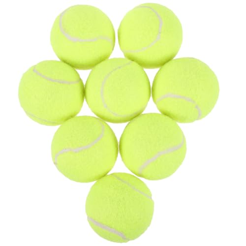 BUGUUYO 8 Stück Trainings Tennis Automatik Hundewerfbälle Für Hunde Tennisbälle Werfer Badminton Doggy Disc Für Große Hunde Sport Chuck It Bälle Hundebälle Aktives Rollen Für von BUGUUYO