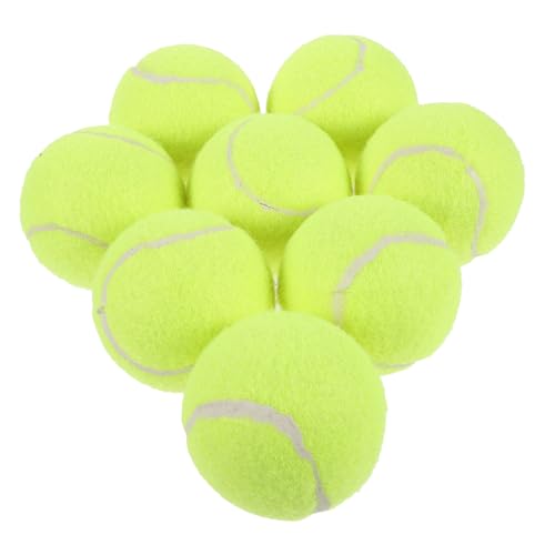 BUGUUYO 8st Tennis Trainieren Hundespielzeug Masse Interaktives Hundespielzeug Interaktives Spielzeug Für Hunde Zahnhundeball Spielzeugbälle Für Hunde Hundebälle Gummi Beißball Kind Sport von BUGUUYO