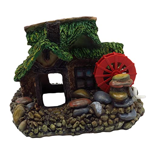 BUGUUYO Aquarium Dekoration Aquarienfilter Futterspender Versteck Aquarienlicht Luft miniaturen Figuren fee gartendeko Garden Decor Aquarium Landschaftsdekor Aquarium-Ornament Harz Coffee von BUGUUYO